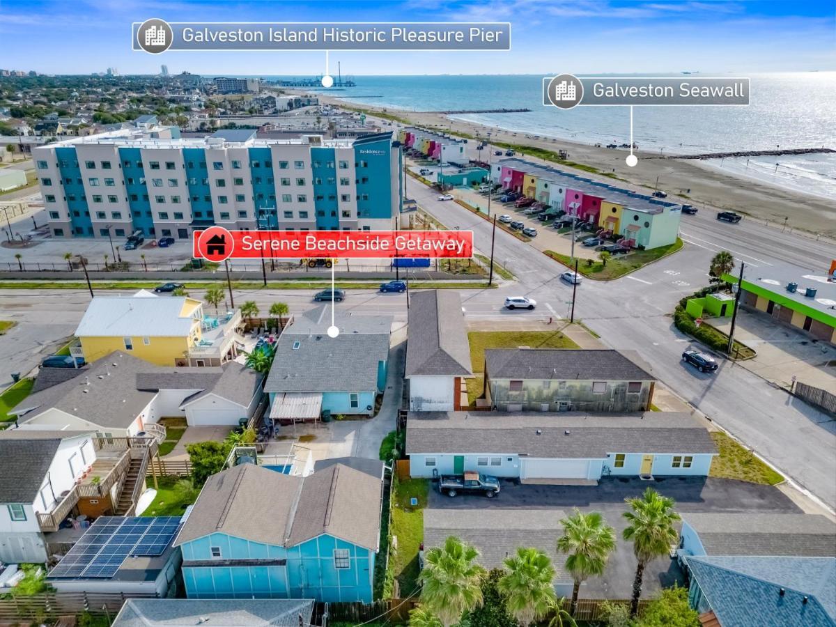 1 Min To Beach Ocean Breeze 3Br Fast Wifi Galveston Exterior photo